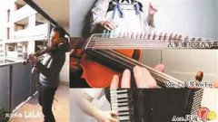 意大利小提琴家阳台演奏 吸引国人“隔空合奏”